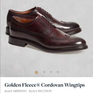 Brooks Brothers Burgundy Cordovan Wingtips